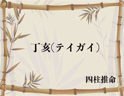 丁亥 最強|丁亥(ひのとのい/テイガイ)の意味、解釈は？性格、恋。